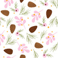 Floral Pines pattern